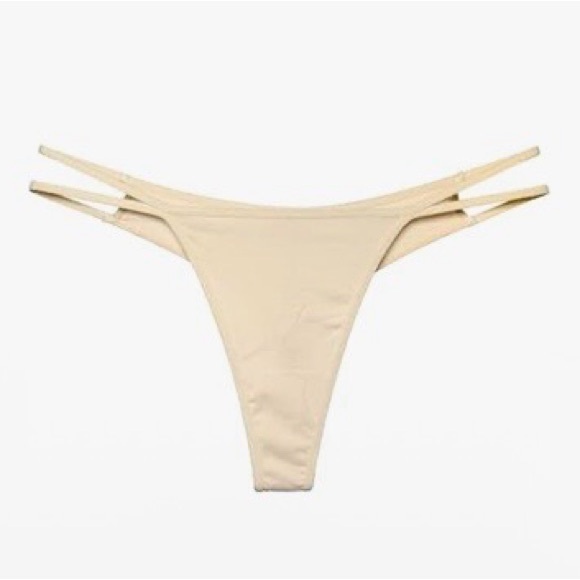 Xhilaration Other - Tan Bikini Bottom with Side Ties Junior Size Medium NWOT